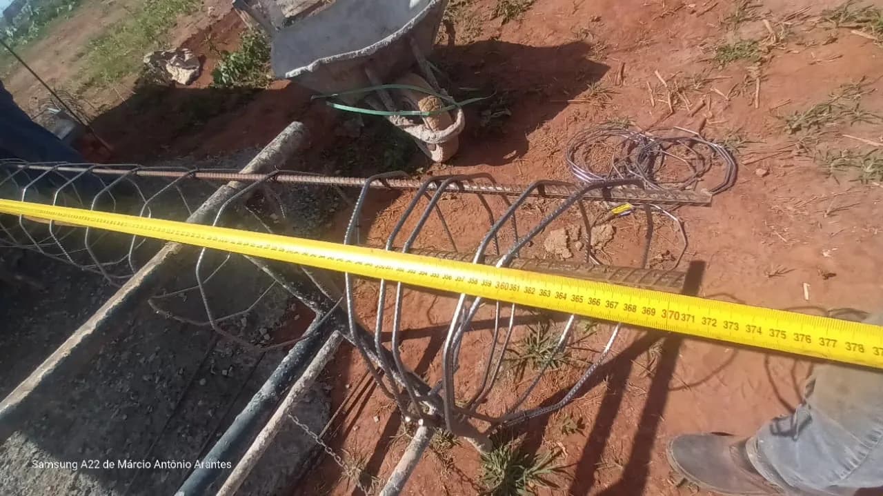 Execução de muro — Canil ONG Casa Mundo Animal — registro 9 da execução