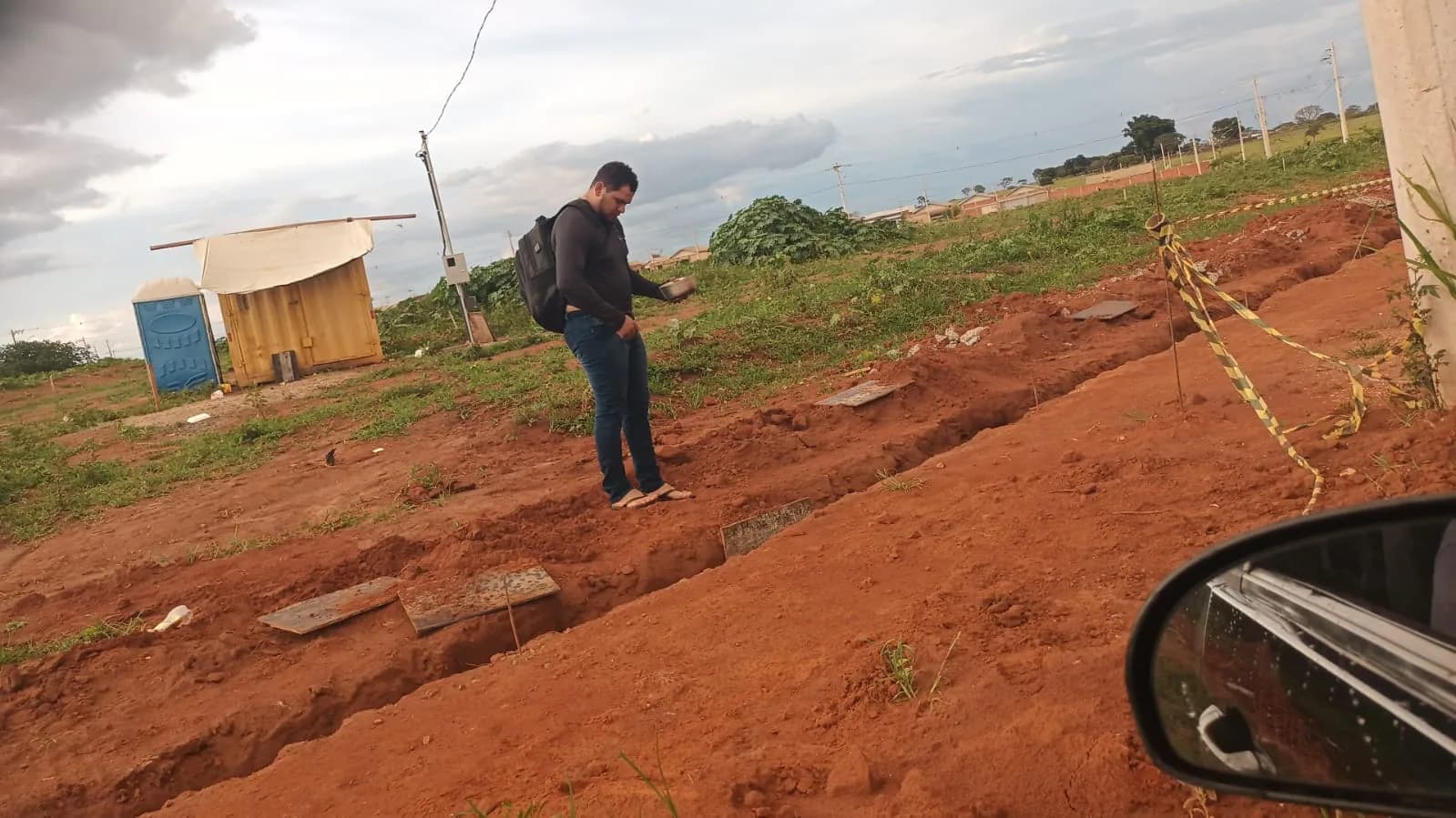 Execução de muro — Canil ONG Casa Mundo Animal — registro 12 da execução